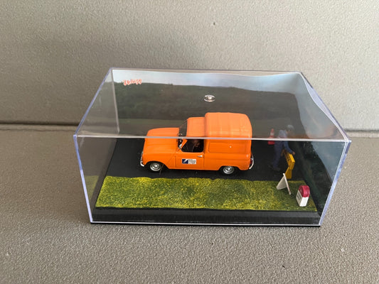 Voiture Miniature Renault 4 Fourgonnette Etape 49 La Route Bleue RN7 1/43