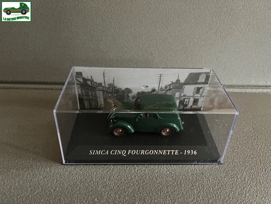 Voiture Miniature Simca Cinq Fourgonnette 1936 au 1/43 Ixo Altaya
