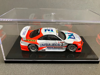 Voiture Miniature Nissan Unisia Jecs Skyline R33 JGTC 1998 Ebbro au 1/43