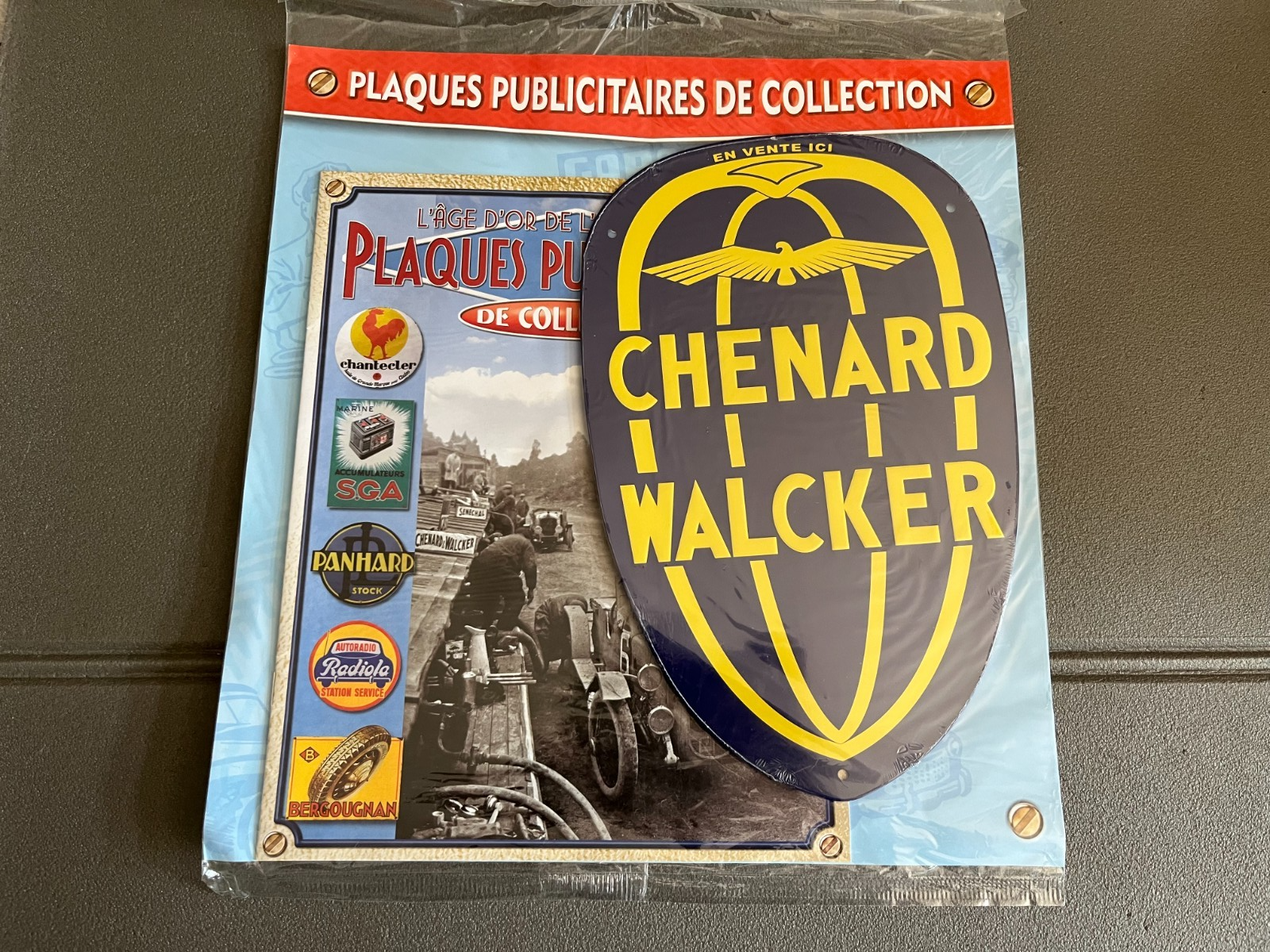 Plaque Métal Voiture Automobile Publicitaire Collection Chenard Walcker