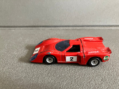 Ancienne Voiture Miniature Chevron GT B 16 Politoys  Italy au 1/43 Epave