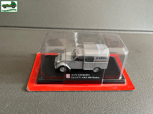 Voiture miniature Citroen 2cv 2 cv AKS 400 Rudor Auto Plus Hachette 1/43