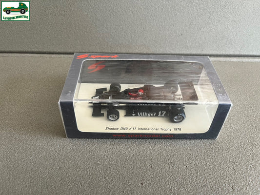 Voiture Miniature Shadow DN9 N°17 International Trophy 1978 Spark au  1/43