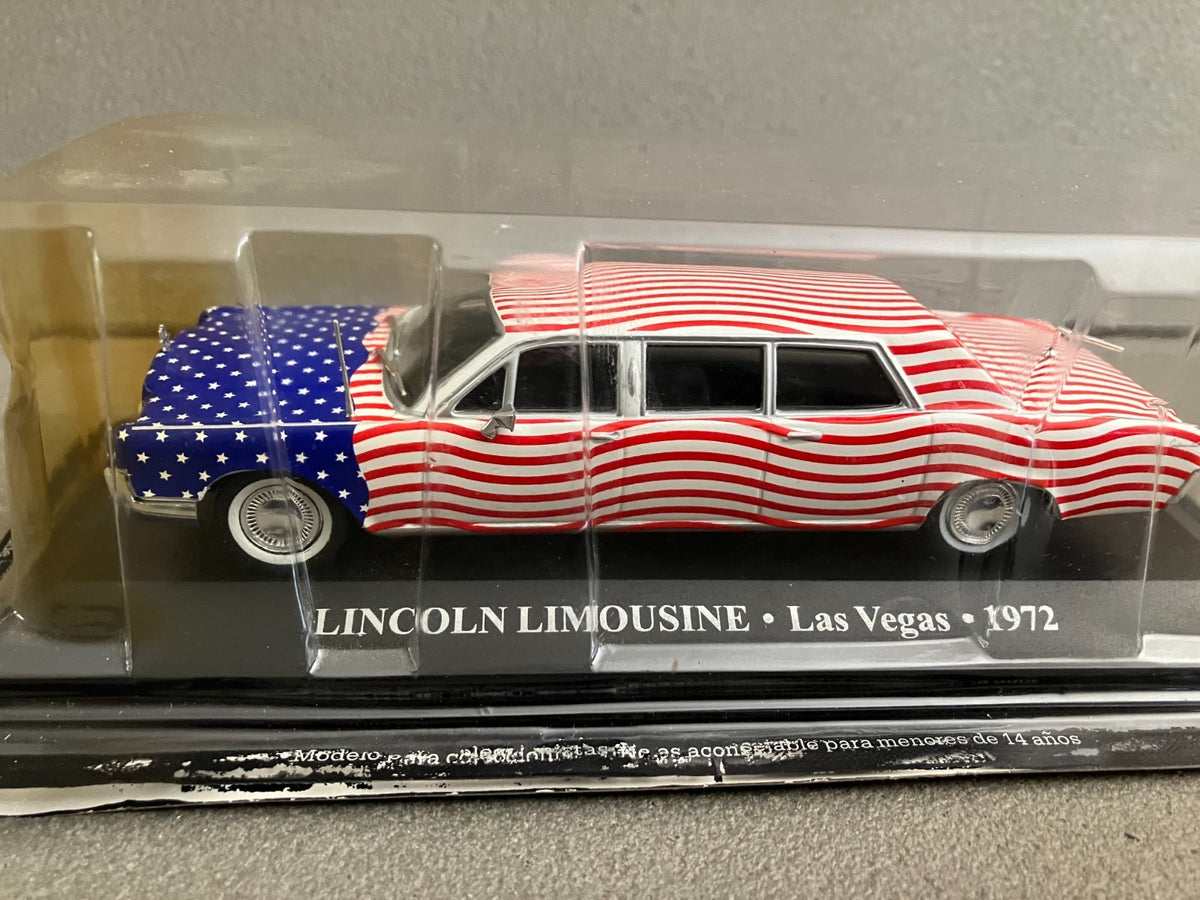 Voiture Miniature Lincoln Limousine Las Vegas 1972 Taxi du Monde Altaya au 1/43