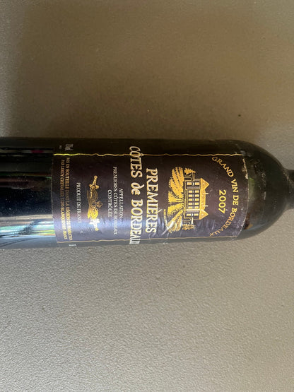 Ancienne Bouteille Vin Bordeaux Leroy Chevalier 2007 Collection Perso