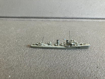 Ancien Bateau miniature Militaire H30 Alliage Plomb Wiking Germany 1/1250