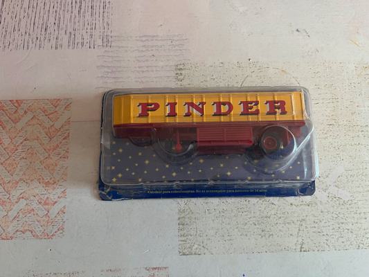 Voiture Miniature Remorque Fiche 75 du Cirque Pinder au 1/64