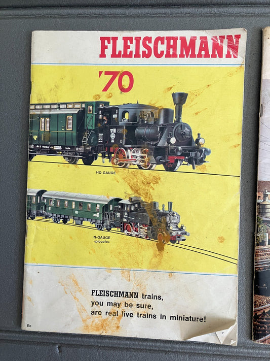 Lot Livre Revue Modélisme Ferroviaire Catalogue Catalogue Fleischmann 70 71