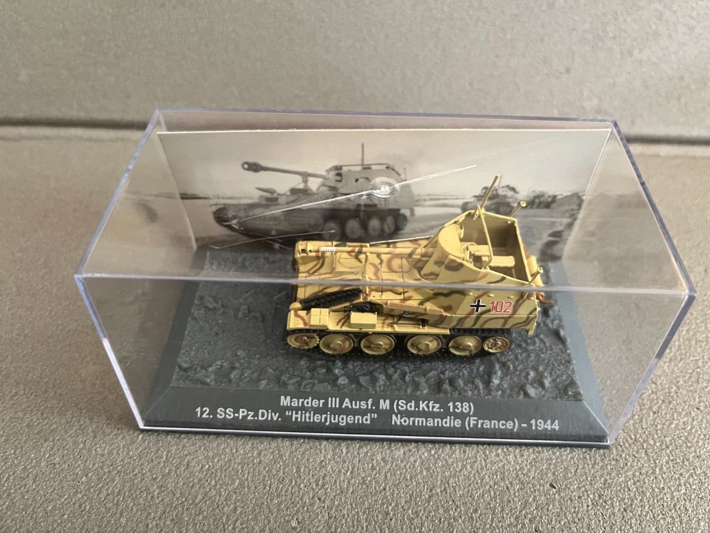 Miniature Militaire Char Tank Blindé Marder III Ausf. M Altaya 1/72