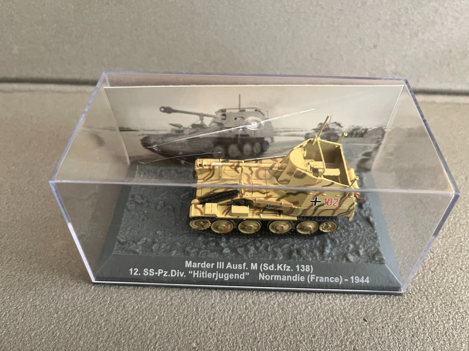 Miniature Militaire Char Tank Blindé Marder III Ausf. M Altaya 1/72