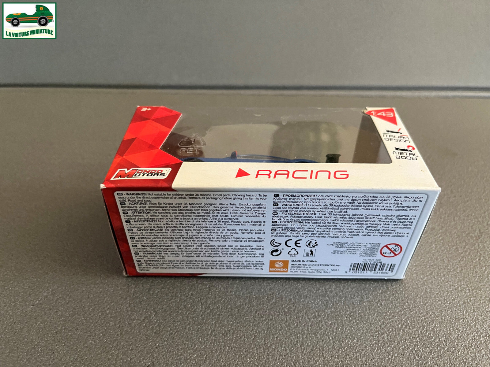 Voiture Miniature Porsche GT3 RS Mondo Motors au 1/43