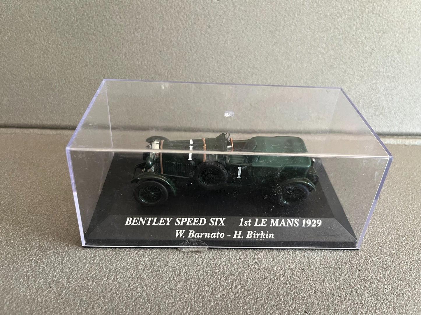 Voiture miniature Course Bentley Speed Six Le Mans 1929 au 1/43