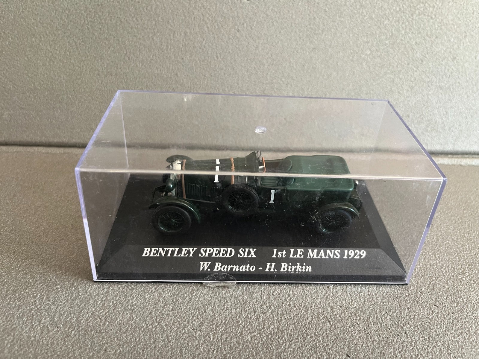 Voiture miniature Course Bentley Speed Six Le Mans 1929 au 1/43