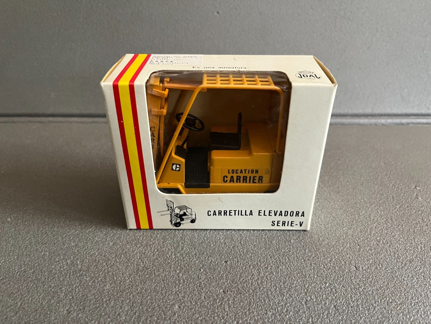 Miniature Véhicule Chantier Chariot Elevateur Caterpillar 215 Joal 1/25