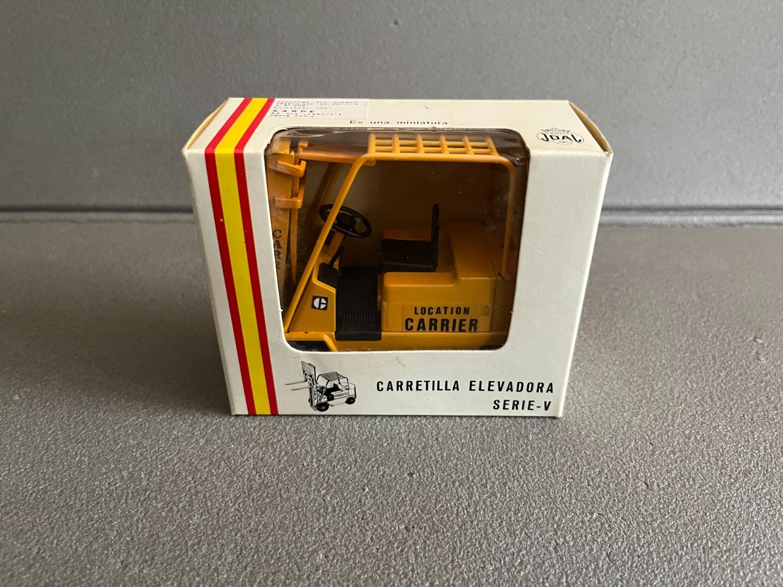 Miniature Véhicule Chantier Chariot Elevateur Caterpillar 215 Joal 1/25