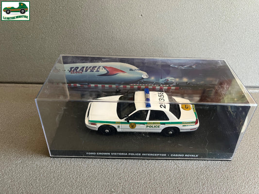 Voiture Miniature Ford Crown Victoria Police Interceptor James Bond 007 au 1/43
