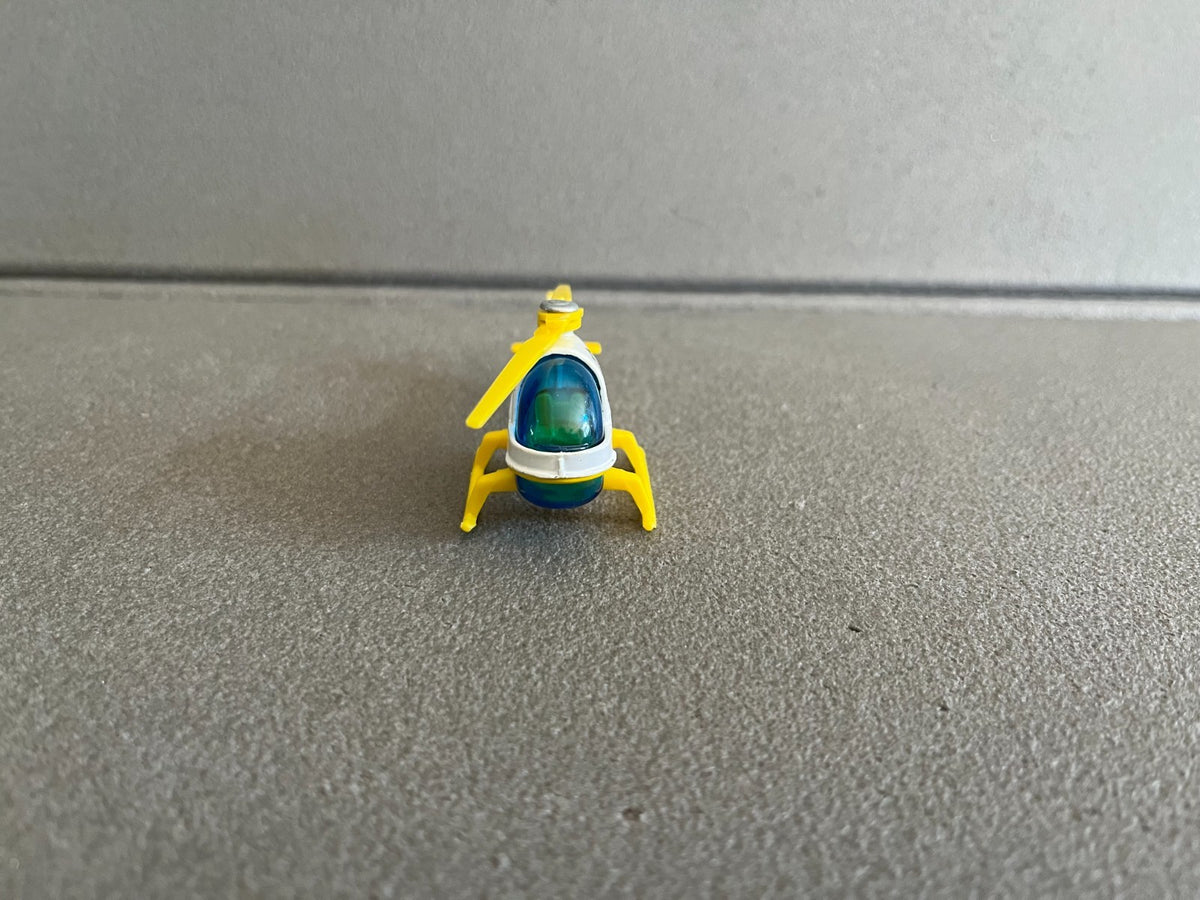 Ancienne Voiture Miniature Hélicotère Police Corgi Junior Echelle Majorette