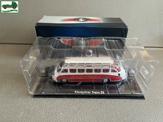 Voiture miniature Kassbohrer Setra S8 Autobus Bus Autocar Atlas 1/72