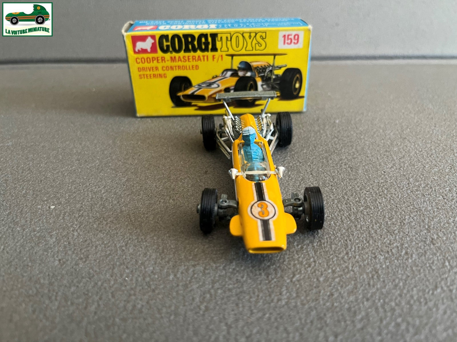 Ancienne Miniature Voiture Cooper Maserati F1 Formula 1 Corgi 159 Gt Britain