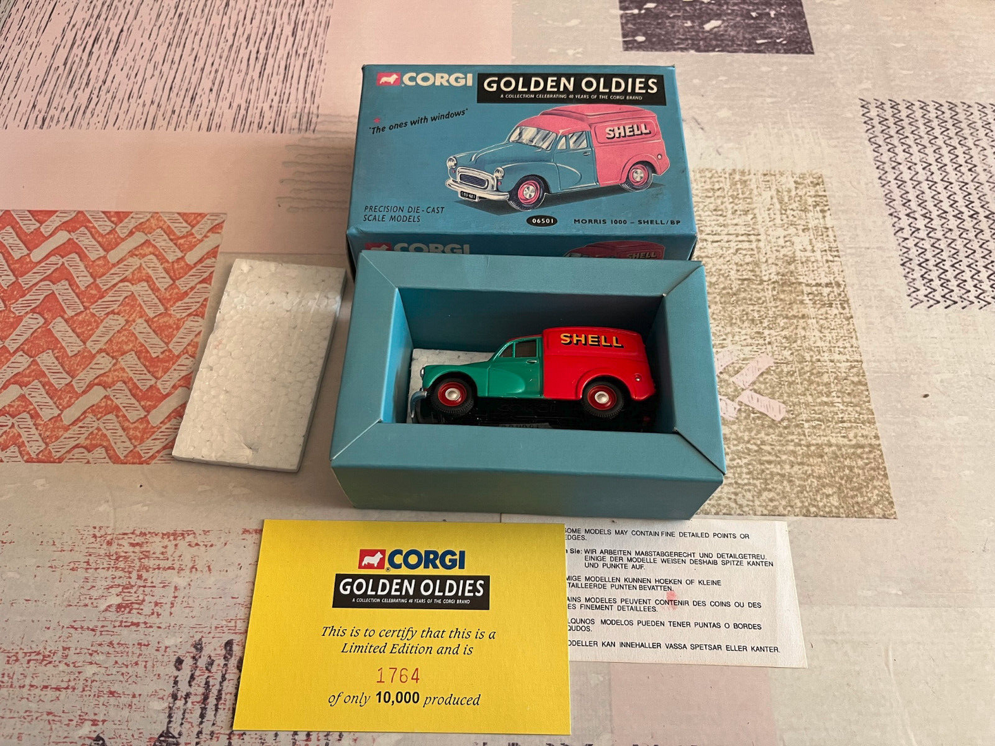 Voiture Miniature Fourgonnette Morris 1000 Shell BP Corgi 1/50
