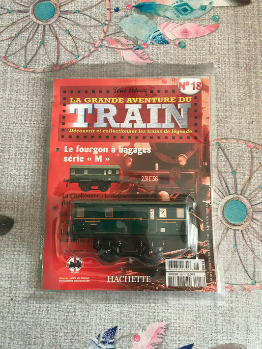 Fourgon à Bagages Série M N°18 Hornby Hachette O La Grande Aventure du Train