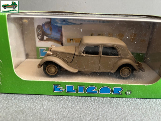 Voiture Miniature Citroen Traction Militaire FFI 1942 Eligor France au 1/43