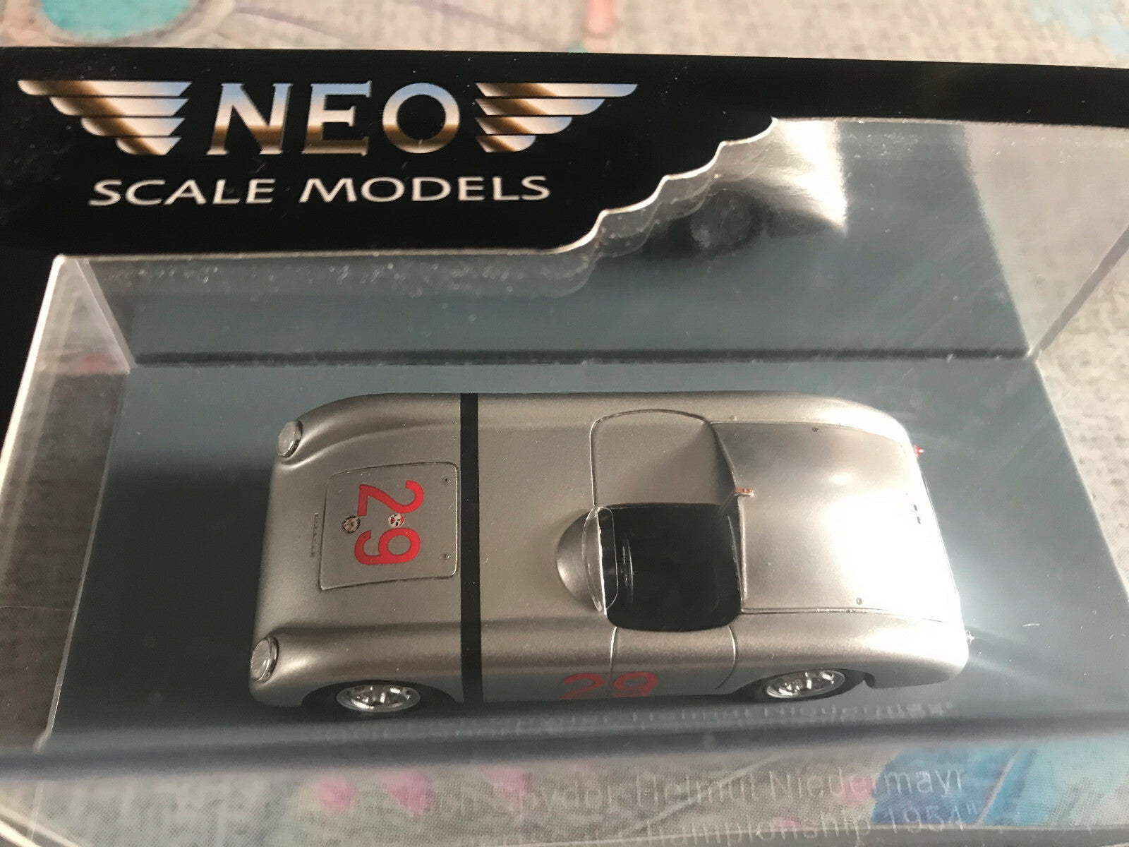 Voiture Miniature Rometsch Spyder Helmut Sportscar 1954 Neo Scale Models au 1/43