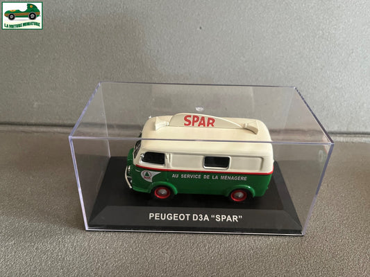 Voiture Miniature Camion Publicitaire Peugeot D3A Spar au 1/43