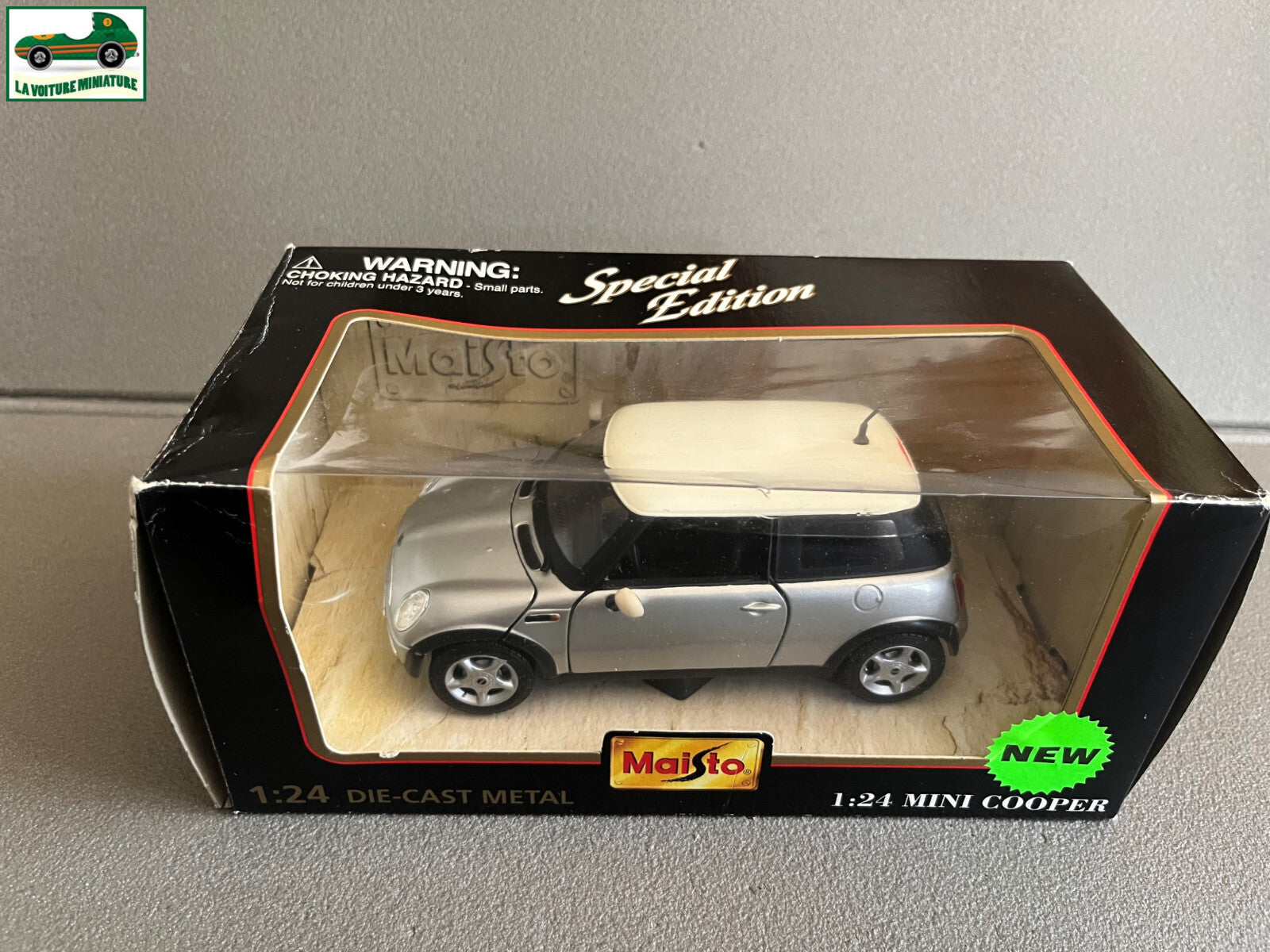 Voiture miniature Mini Cooper Maisto au 1/24