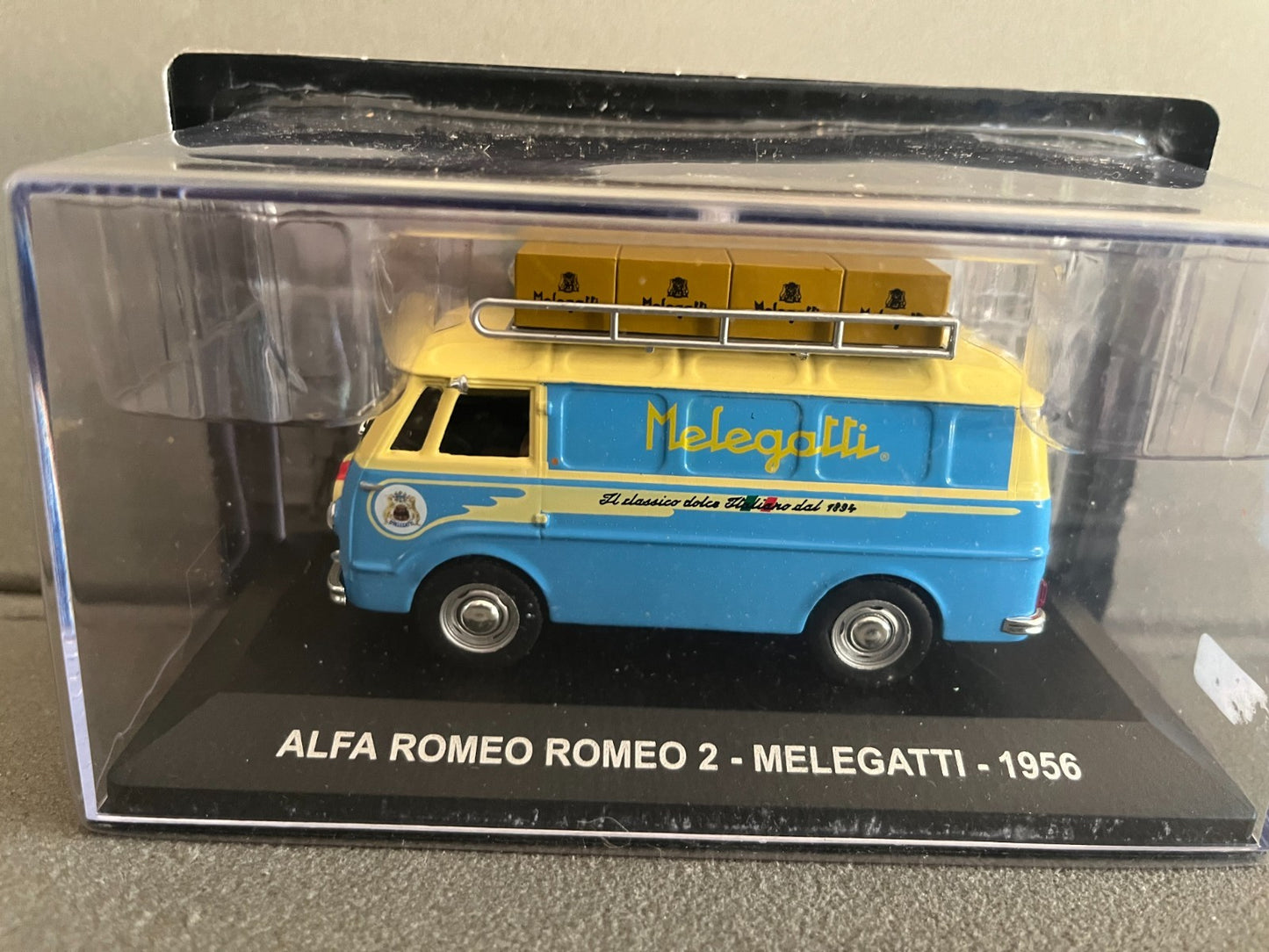 Voiture Miniature Camion Publicitaire Alfa Romeo 2 Melegatti 1956 au 1/43
