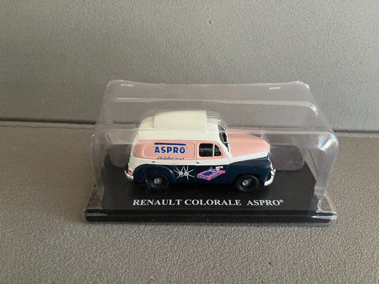 Voiture miniature Renault Colorale Aspro Auto Plus Hachette 1/43