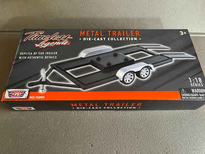 Voiture miniature Remorque Porte Voiture MotorMax Assistance Dépannage au 1/18