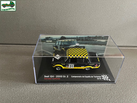 Voiture Miniature Seat 124 2000 Gr. 2 1979 Rallye Espagne au 1/43