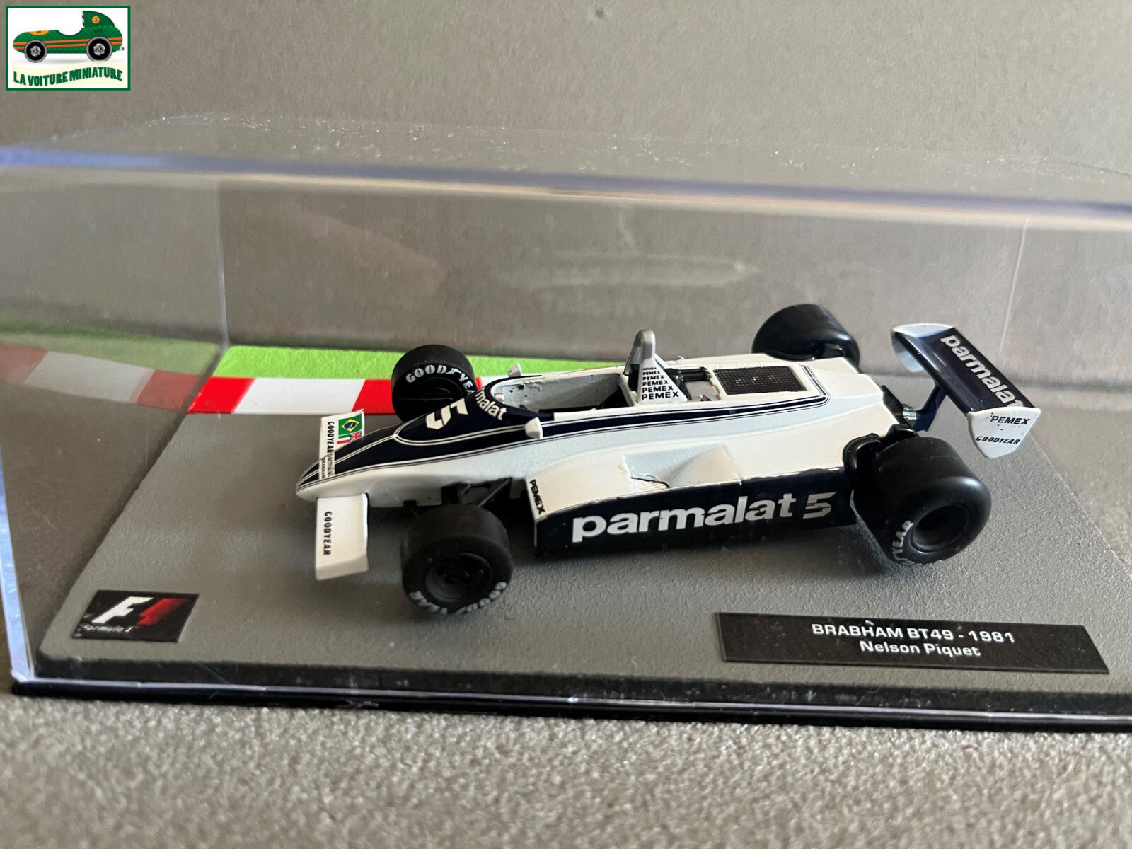 Voiture miniature Formule 1 F1 Brabham BT49 1981 Piquet au 1/43