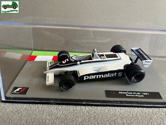 Voiture miniature Formule 1 F1 Brabham BT49 1981 Piquet au 1/43