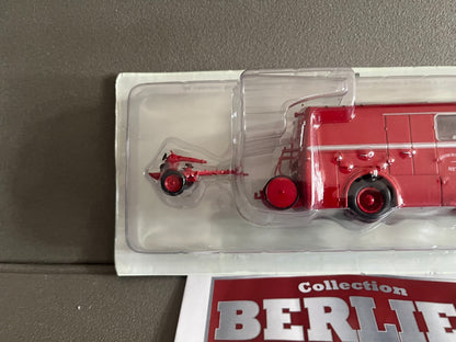 Voiture miniature Camion Berliet GLCK 10 R Pompiers Metz Hachette 1/43