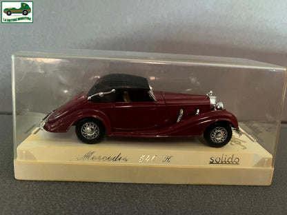 Voiture Miniature Mercedes 540 K  Solido au 1/43