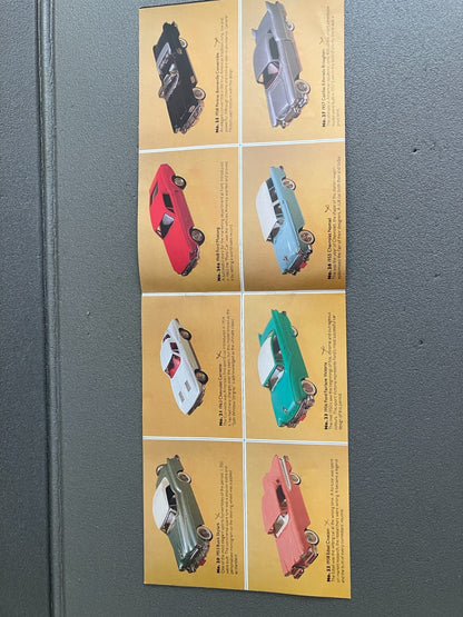 Ancien Dépliant Documentation Catalogue Jouet Voiture Brooklin