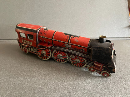 Jouet Ancien Mécanisme Miniature Train Locomotive SNCF Memo 602 France Incomplet