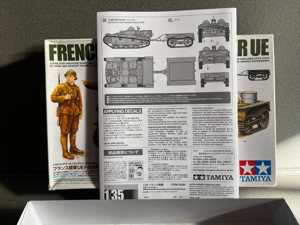 Maquette Militaire Blindé Figurine Soldat French Armored Carrier UE Tamiya 1/35