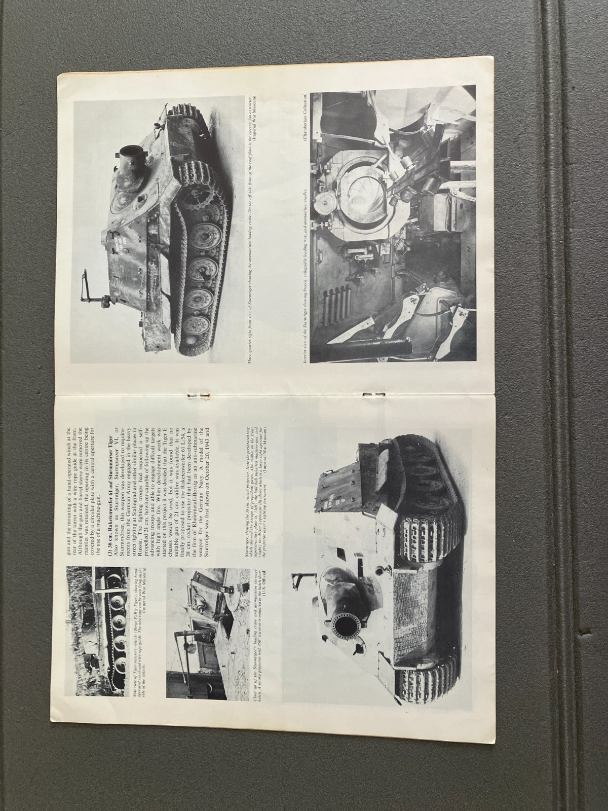 Livre Revue Militaire Char Panzerkampfwagen VI Tiger Profile AFV Weapons 48