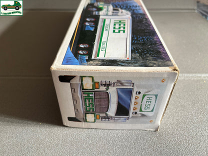 Voiture Miniature Camion Semi Remorque Tirelire Hess Toy Truck Bank Ancien HS