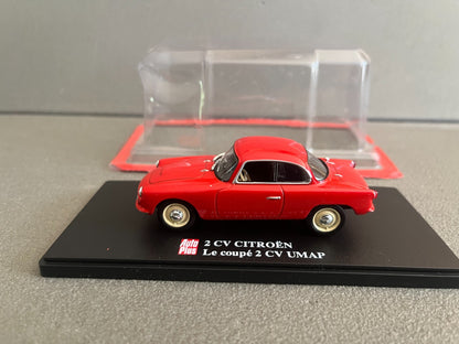 Voiture miniature Citroen 2cv 2 cv coupé UMAP Auto Plus Hachette 1/43