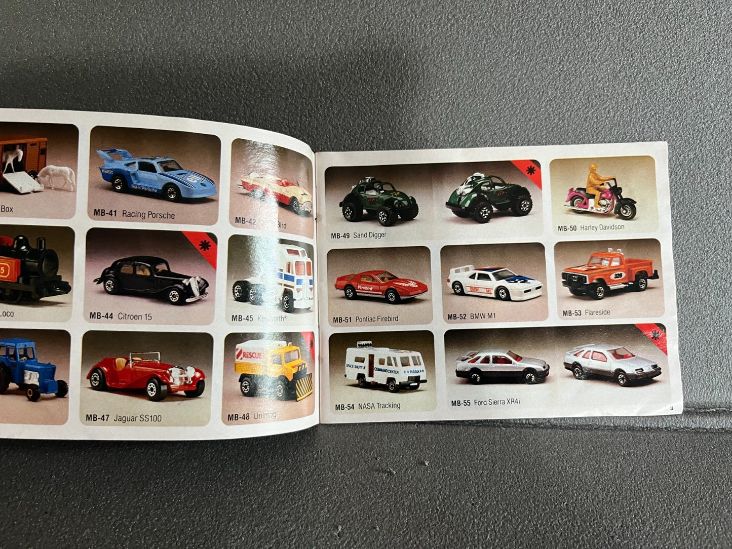 Ancien Dépliant Documentation Catalogue Jouet Voiture Matchbox 1983