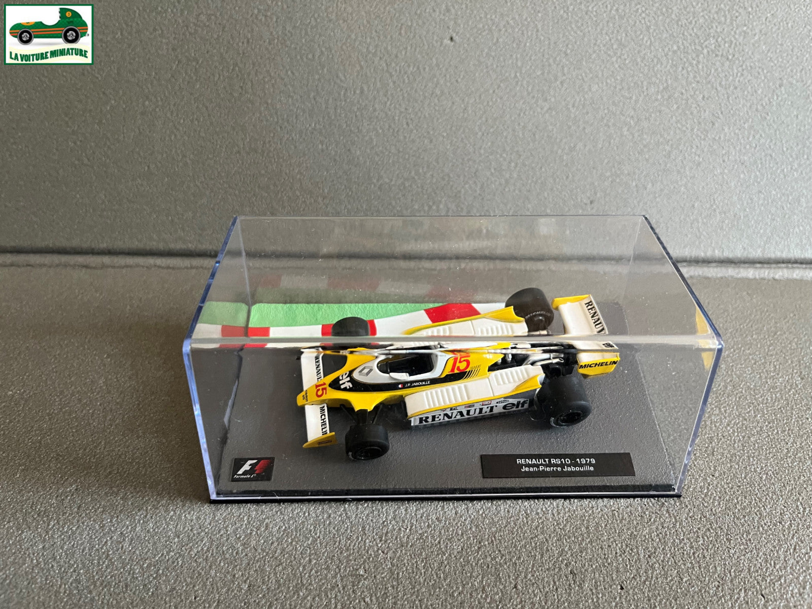 Voiture miniature Formule 1 F1 Renault RS10 1979 Jabouille au 1/43
