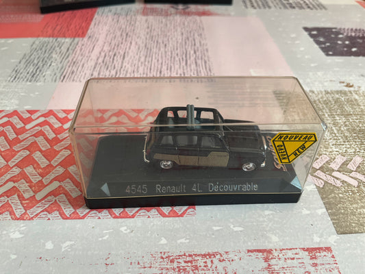 Voiture Miniature 4545 Renault 4L Découvrable Solido au 1/43