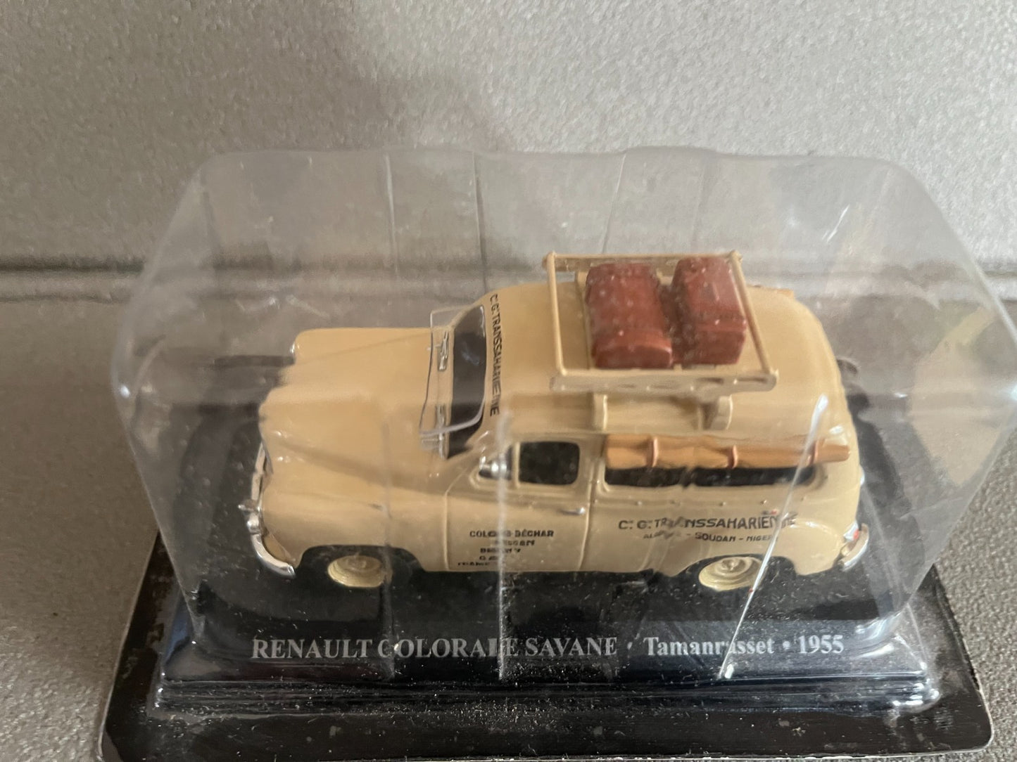 Voiture Miniature Renault Colorale Savane 1955 Taxi Du Monde au 1/43 Altaya