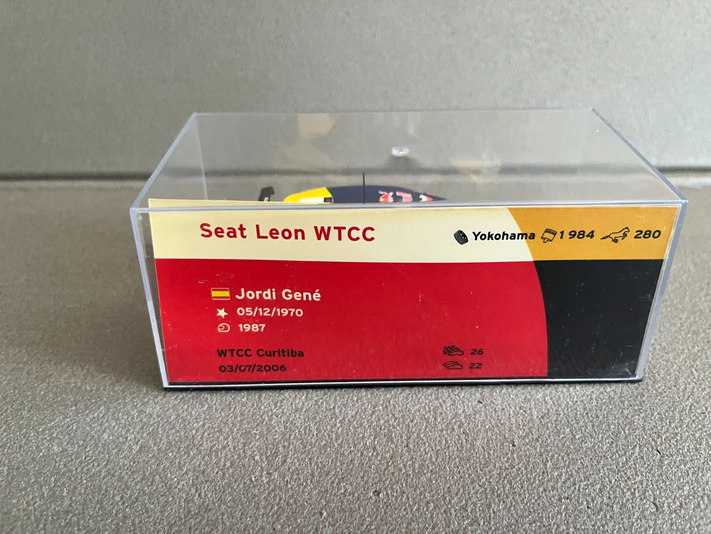 Voiture Miniature Seat Leon WTCC Curitiba Brasil 2006 Rallye au 1/43