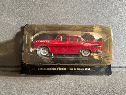 Voiture Miniature Simca Chambord L'équipe 1959 Tour Vélo Norev 1/43