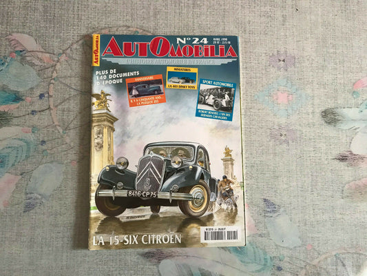 Livre Revue Voiture Automobile Automobilia N°24 1998